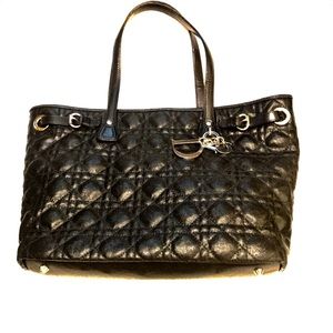 Christian Dior Panarea Cannage Quilted Hand Bag